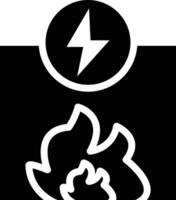 brand energi vektor ikon