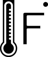 Fahrenheit-Vektorsymbol vektor