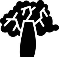 Herbstbaum-Vektorsymbol vektor