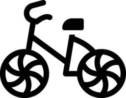 Fahrrad-Vektor-Symbol vektor