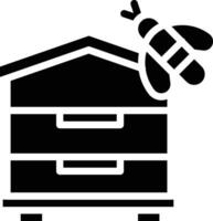 Bienenstock-Vektor-Symbol vektor