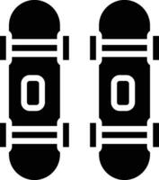 Skateboard-Vektor-Symbol vektor