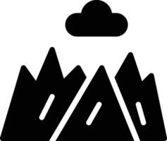 wild Berg Vektor Symbol