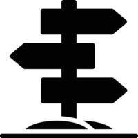 riktnings tecken vektor ikon
