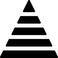 Symbol für Pyramidenvektor vektor