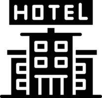 Vektorsymbol für Hotelzeichen vektor