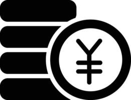 Yen-Währungsvektorsymbol vektor