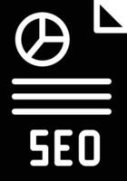 Vektorsymbol für SEO-Berichte vektor