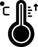 Thermometer-Vektor-Symbol vektor