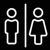 Toilette Vektor Symbol