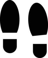 Fußabdruck-Vektor-Symbol vektor