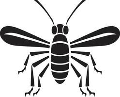 hopfusion kreativ insekt konst insektssymmetri konstnärlig insekt emblem vektor