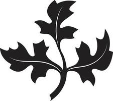 gesund Harmonie ikonisch Efeu Eiche Kennzeichen Wald flüstert Efeu Eiche Logo Symbol vektor