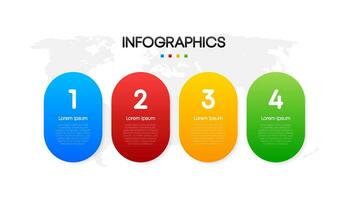 Geschäft Infografik, Daten Visualisierung. Platz rahmen. einfach Infografik Design Vorlage. Vektor Illustration.