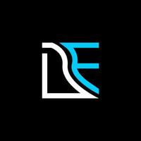 df Brief Logo Vektor Design, df einfach und modern Logo. df luxuriös Alphabet Design
