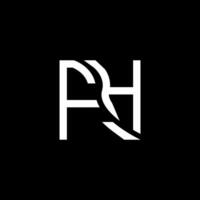 fh Brief Logo Vektor Design, fh einfach und modern Logo. fh luxuriös Alphabet Design