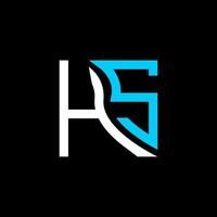 hs Brief Logo Vektor Design, hs einfach und modern Logo. hs luxuriös Alphabet Design