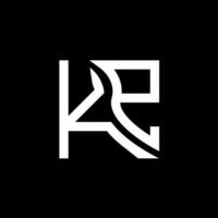 kp brev logotyp vektor design, kp enkel och modern logotyp. kp lyxig alfabet design