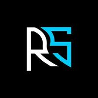 rs brev logotyp vektor design, rs enkel och modern logotyp. rs lyxig alfabet design