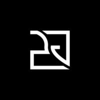 zj Brief Logo Vektor Design, zj einfach und modern Logo. zj luxuriös Alphabet Design