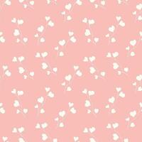 sömlös mönster med kvistar med hjärtan i mjuk rosa Färg. design för scrapbooking, kort, papper varor, bakgrund, tapet, omslag, tyg och Mer. vektor illustration