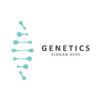 kreativ DNA Logo Vorlage. geeignet zum das Felder von Wissenschaft, Technik,verschiedene medizinisch und Forschung Unternehmen vektor