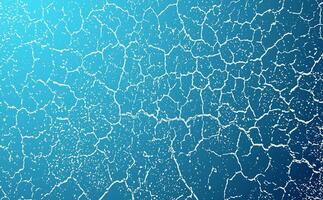 geknackt bewirken auf Blau Hintergrund mit Jahrgang Grunge Textur, geknackt Textur Wasser Textur Blau abstrakt Hintergrund Textur Riss Wasser Oberfläche Haut Muster vektor
