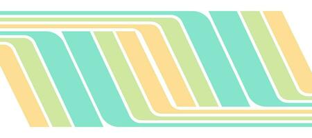 Grün Pastell- Kurve Streifen geometrisch Design Hintergrund vektor
