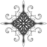 Teppich Komponenten. schwarz Streifen. Teppich orientalisch Ornament mit Blumen- Motive. indisch Design Element zum Henna Tätowierung, Erwachsene Färbung Buch, Gruß Karte, Hochzeit Einladung oder Spa Schönheit Flyer. vektor