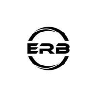 erb brev logotyp design, inspiration för en unik identitet. modern elegans och kreativ design. vattenmärke din Framgång med de slående detta logotyp. vektor