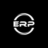 eRP brev logotyp design, inspiration för en unik identitet. modern elegans och kreativ design. vattenmärke din Framgång med de slående detta logotyp. vektor