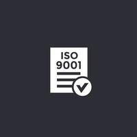 ISO 9001-Symbol vektor
