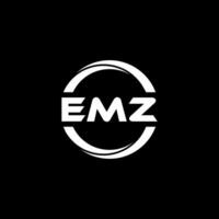 emz brev logotyp design, inspiration för en unik identitet. modern elegans och kreativ design. vattenmärke din Framgång med de slående detta logotyp. vektor