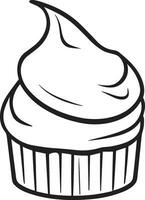 ai generiert Kuchen und Dessert Geschäft Logo im Jahrgang Stil vektor