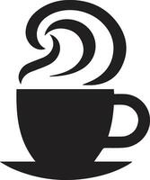 ai generiert Kaffee Geschäft oder Cafe Logo im Jahrgang Stil vektor