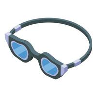glasögon simma redskap ikon isometrisk vektor. sport tillbehör vektor
