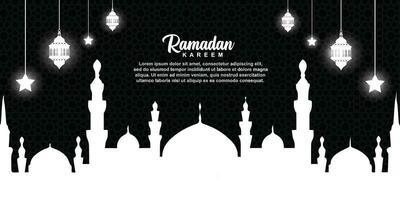 ramadan kareem bakgrund design. hälsning kort, banderoller, affischer. vektor illustration.