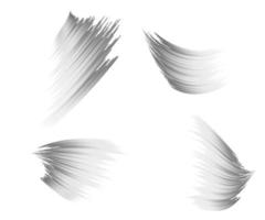Geschwindigkeitslinien, die Partikelmuster fliegen, Kampfstempel-Manga-Grafikbeschaffenheit, Comic-Geschwindigkeit horizontale Linien auf weißem Hintergrund. schneller Vektor - Illustrator