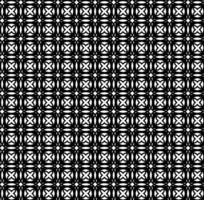 vektor sömlös textur i de form av en gitter av svart abstrakt geometrisk mönster på en vit bakgrund