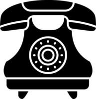 Telefon-Glyphe-Symbol vektor