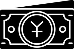 Yuan-Glyphe-Symbol vektor