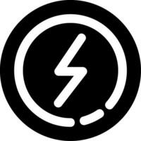 Flash-Glyphe-Symbol vektor