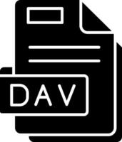 dav Glyphe Symbol vektor