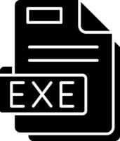 exe-Glyphe-Symbol vektor