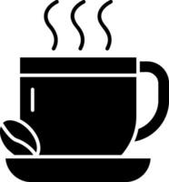 Kaffee-Glyphe-Symbol vektor