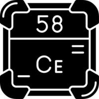 Cer Glyphe Symbol vektor