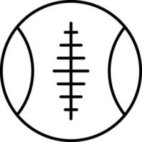 Sport Ball Linie Symbol vektor