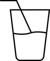 färsk juice linje ikon vektor