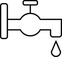 Tippen Sie auf das Liniensymbol vektor