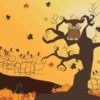 Grunge-Halloween-Hintergrund-Vektor-Illustration vektor